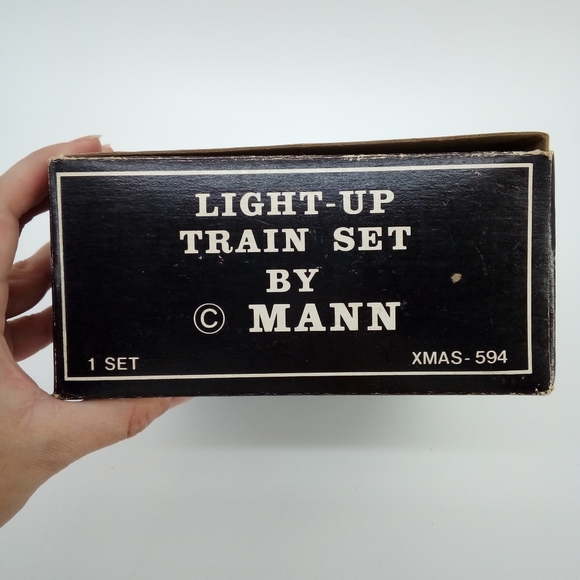 Vintage Seymour Mann Merry Christmas Light Up Train Set Made in Taiwan - Picture 12 of 16